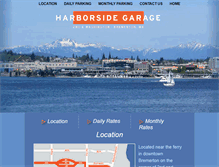 Tablet Screenshot of harborsidegarage.com